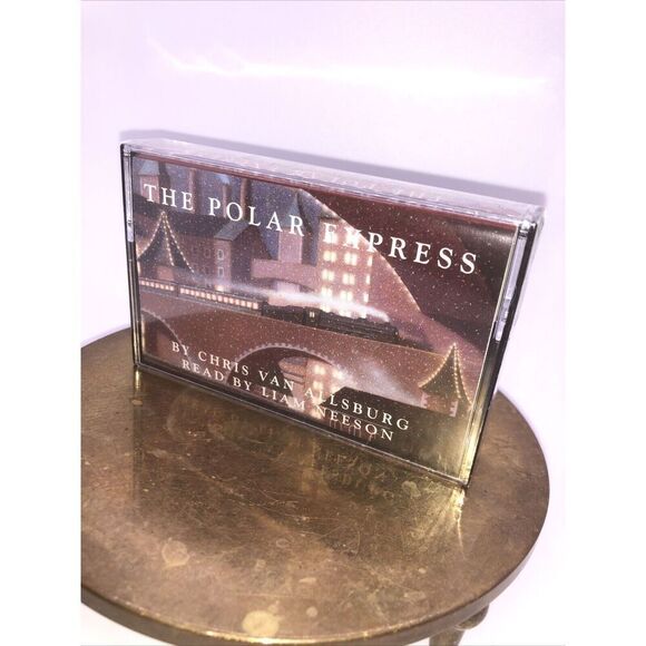 The Polar Express Cassette Tape Chris Van Allsburg Read by Liam Neeson Sealed - Picture 3 of 9